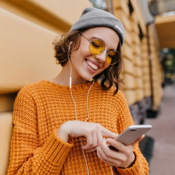 Bezdrôtové slúchadlá do uší Forcell F-Audio HR-ME25 Lightning pre Apple White