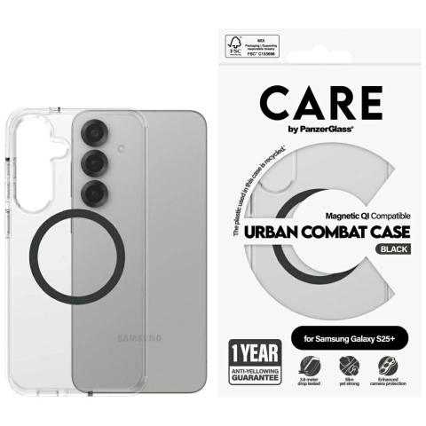 Etui do Samsung Galaxy S25 Plus CARE by PanzerGlass Flagship MagSafe Black