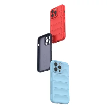 Гнучкий броньований чохол Magic Shield Case для iPhone 13 Pro Max світло-блакитний