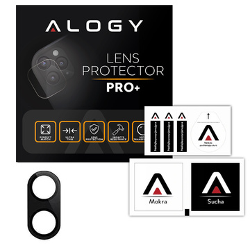 Alogy Lens Protector PRO Metal Camera Protector для Samsung Galaxy Z Flip 3 чорний