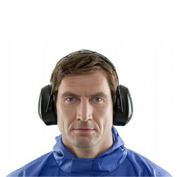 Folding anti-noise noise canceling headphones Protective earmuffs for adults Black