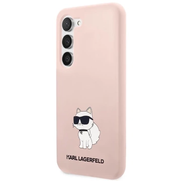Etui Karl Lagerfeld KLHCS23MSNCHBCP do Samsung Galaxy S23  Plus S916 hardcase Silicone Choupette