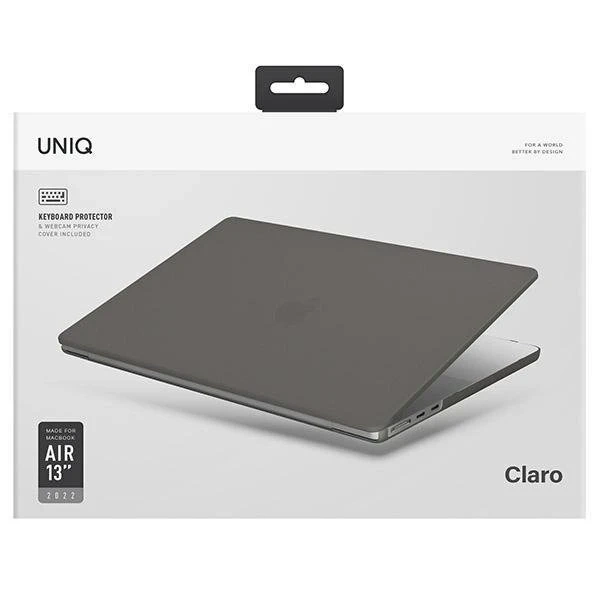 Чохол для ноутбука UNIQ Claro для MacBook Air 13 (2022) grey/smoke grey