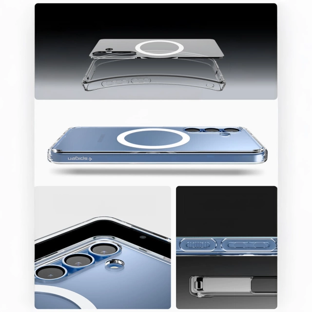 Samsung Galaxy S25 Spigen Ultra Hybrid Mag MagFit Case Cover Transparent