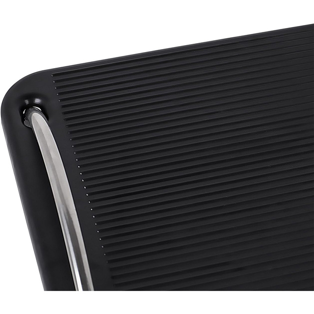 Kancelářská podnožka, podnožka, nohy, polohovatelná, pevná, pohodlná, nastavení úhlu, pro počítač, černá