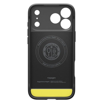 Etui do iPhone 17 Pro Spigen Rugged Armor Mag MagSafe Matte Black