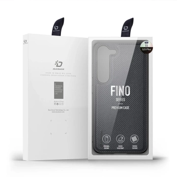 Захисний чохол Dux Ducis Fino для накладки Samsung Galaxy S23 з силіконовою рамкою чорний