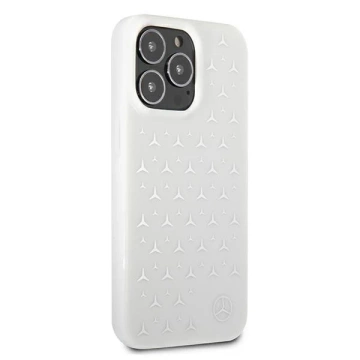 Чохол Etui Mercedes MEHCP13XESPWH для Apple iPhone 13 Pro Max 6,7" Hardcase Silver Stars Pattern
