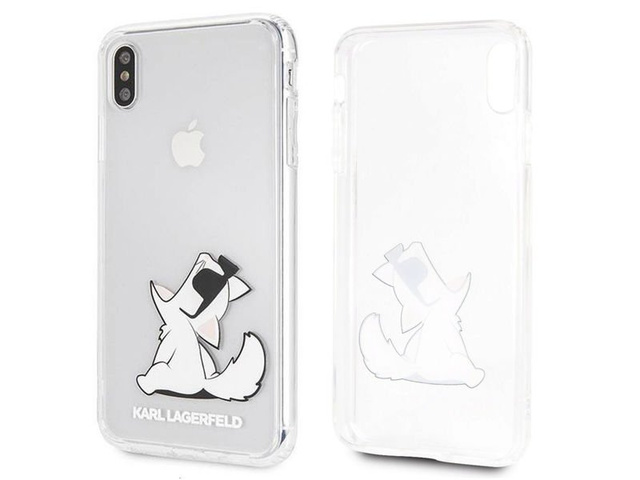 Etui Karl Lagerfeld Choupette od Apple iPhone XS Max Clear