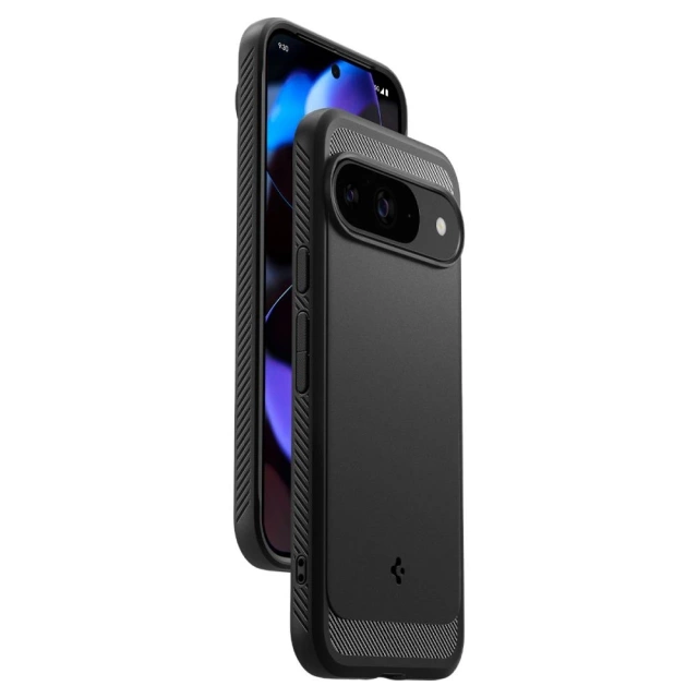 Etui Spigen Rugged Armor pre Google Pixel 9/9 Pro Matte Black