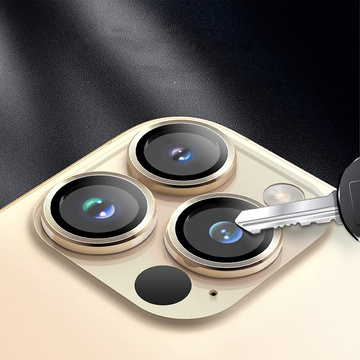 3mk Lens Protection Pro Phone Lens Protector for Apple iPhone 14 Pro / 14 Pro Max Gold