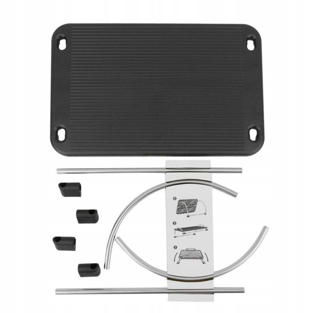 Kancelárska opierka nôh, opierka nôh, nohy, polohovateľná, pevná, pohodlná, nastavenie uhla, pre počítač, čierna