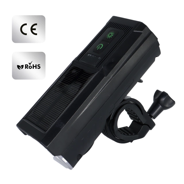 Bicycle Light Front LED Front Light Bicycle Lighting Waterproof IPX5 Alogy P12 Bike Light Black