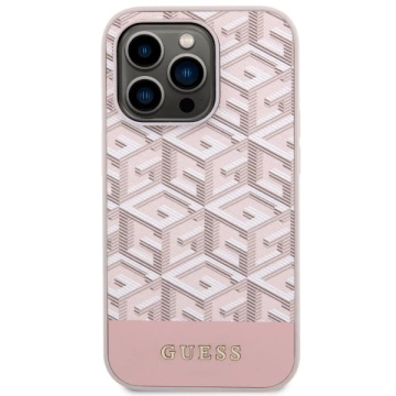 Etui Guess GUHMP14LHGCFSEP pro iPhone 14 Pro 6,1" pevný obal GCube Stripes MagSafe