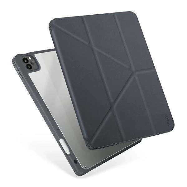 UNIQ etui Moven iPad Pro 11" (2021/2020) Antimikrobiálne szary/uhľovo sivá