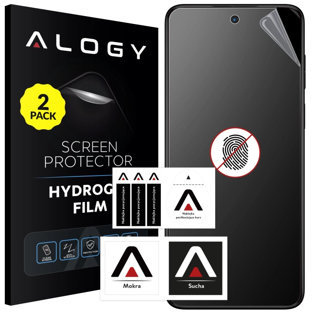 2x Folia "MATOWA" do Motorola Moto G13 / G23 / G53 5G / G62 5G / G73 / Honor 30s Hydrożelowa Alogy HydroSkin Matte Pro™ na ekran do etui "BEZ ODCISKU PALCÓW"