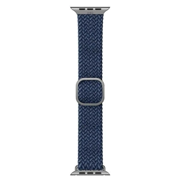 Pasek UNIQ Aspen для Apple Watch 40/38/41mm Series 4/5/6/7/8/SE/SE2 Braided niebieski/oxford blue