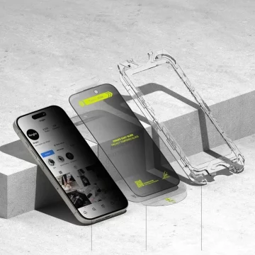 Szkło Prywatyzujące Ringke Easy Slide 2-Pack do iPhone 16 Pro Max Privacy