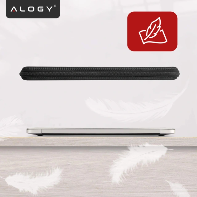 Чохол для ноутбука, MacBook Air Pro 13.3" Alogy Hard Foam Bag Protective Case для ноутбуків 13-14" чорний