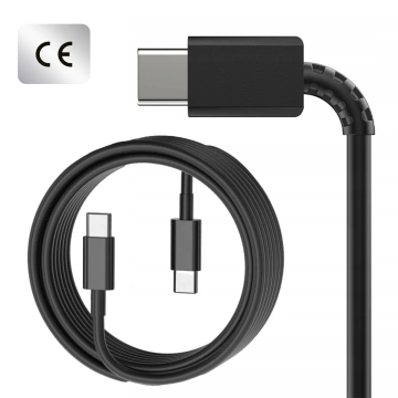 Originální kabel USB-C 5A 1,8 m Samsung EP-DX510, rychlé nabíjení, nabíječka a přenos dat, černý