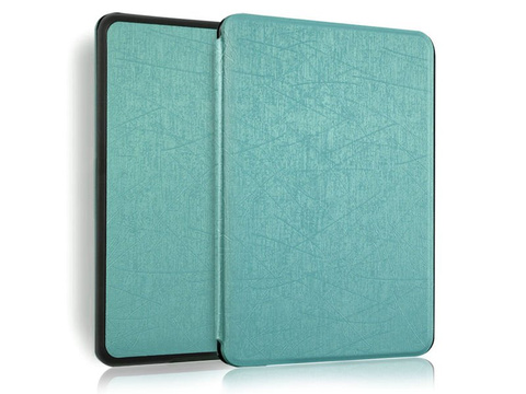 Alogy Leather Smart Case Kindle Paperwhite 4 blue glossy Glass