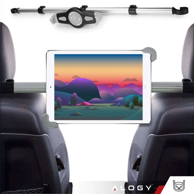 Držák do auta na opěrku hlavy Alogy pro tablety od 7 do 10,5 palců