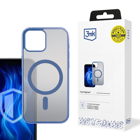 Apple iPhone 15 Plus - 3mk Frosty MagCase Blue