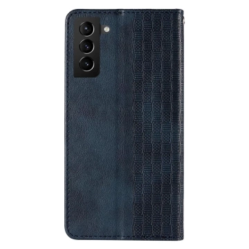 Magnet Strap Case for Samsung Galaxy S22 Ultra case wallet mini lanyard pendant blue