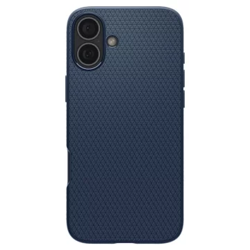 Spigen Liquid Air Back Case for Apple iPhone 16 Navy Blue