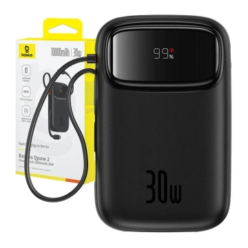 Powerbank Baseus QPow 2 10000mAh 30W 2xUSB-C Black