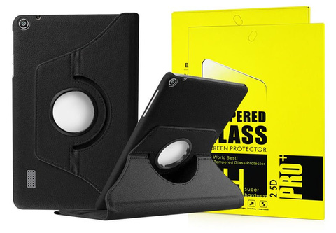 Pouzdro 360 ​​otočné Huawei MediaPad T3 7.0 Black Glass