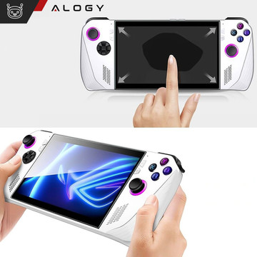 2x tvrzené sklo pro Asus ROG Ally pro Alogy Screen Protector Pro 9H Obrazovka konzoly