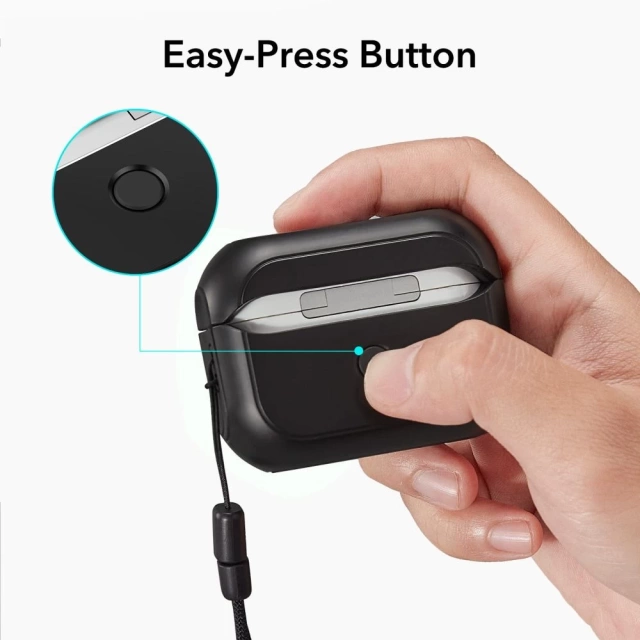 Esr orbit halolock magsafe apple airpods pro 1 / 2 чорний