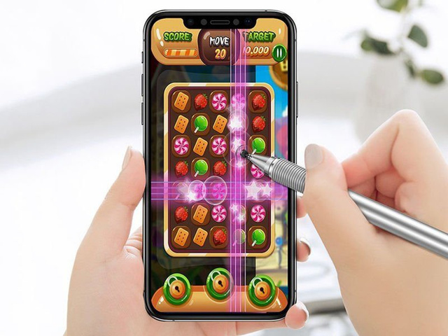 Screen stylus precision pen 2in1 Baseus Household Pen Silver