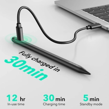 Rysik ESR Geo Digital Stylus do iPad z Apple Find My Czarny