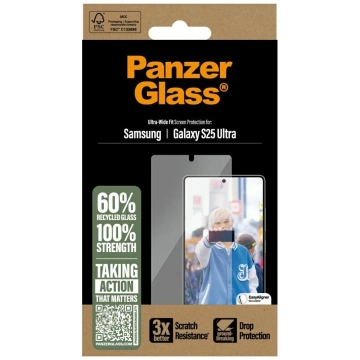Загартоване скло для Samsung Galaxy S25 Ultra PanzerGlass Ultra-Wide Fit