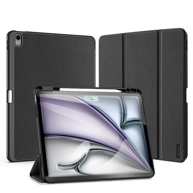 DUX DUCIS DOMO foldable case with stylus holder for iPad Air 13 (2024) black