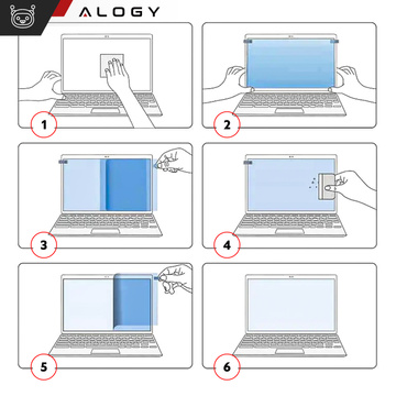 Matte screen protector for MacBook Air 15 2023 M2 A2941 15.3" Alogy Screen Protect Film