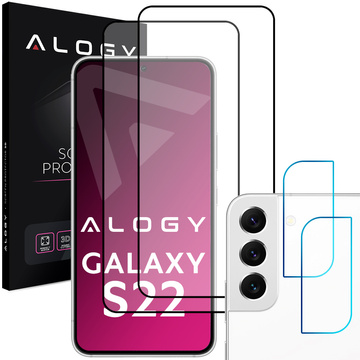 2x Alogy Glass Full Glue FC 2x скла для об’єктива камери для Samsung Galaxy S22
