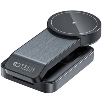 TECH-PROTECT QI15W-A28 3V1 MAGNETICKÁ BEZDRÁTOVÁ NABÍJEČKA MAGSAFE ČERNÁ