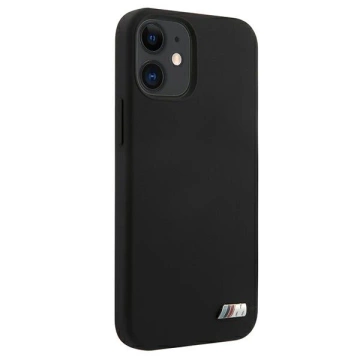 Etui BMW BMHCP12SMSILBK für iPhone 12 mini 5,4" Hardcase Silikon M Collection