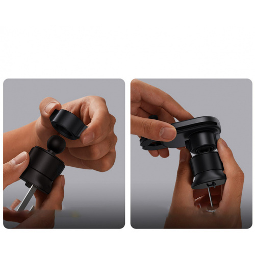 Gravitačný držiak telefónu Baseus s 15W indukčnou nabíjačkou (čierna)