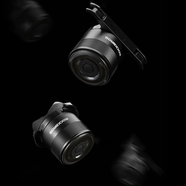 Zadní světlo na kolo voděodolné RockBros Q1 7x barevná LED USB pod osvětlení zadního sedla