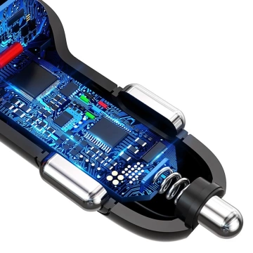 Dudao nabíječka do auta Quick Charge Quick Charge 3.0 QC3.0 2.4A 18W 3x USB bílá (R7S bílá)