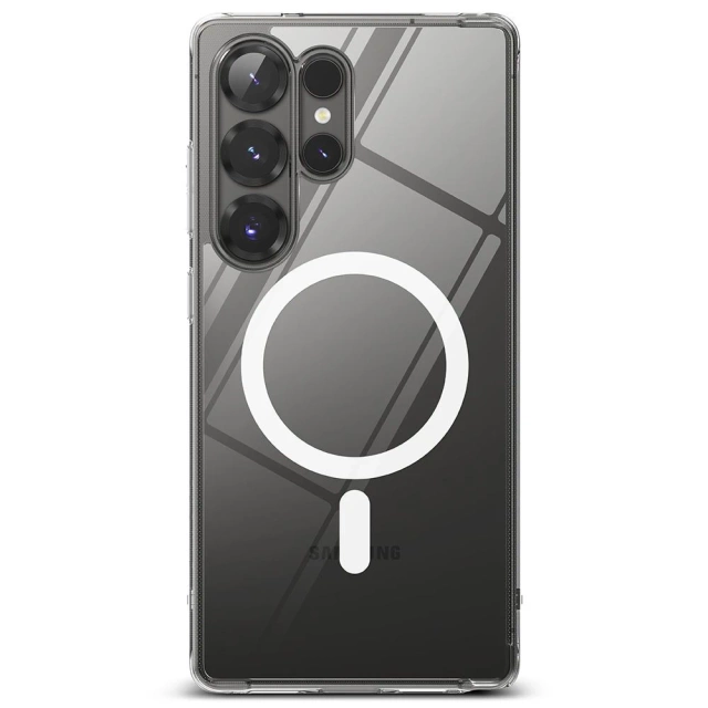 Чохол для Samsung Galaxy S25 Ultra Clear Ringke Fusion Magnetic MagSafe
