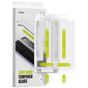 Ringke Easy Slide 2er-Pack gehärtetes Glas für Samsung Galaxy S24 Clear