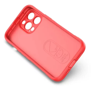 Pouzdro Magic Shield Case pro iPhone 13 Pro Max flexibilní pancéřový kryt červený