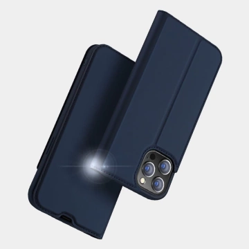 Dux Ducis Skin Pro Holster Flip Cover pro iPhone 13 Pro modrý