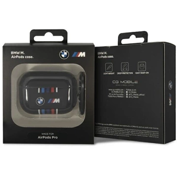 BMW BMAP22SWTK puzdro na kryt AirPods Pro black/black Multiple Colored Lines