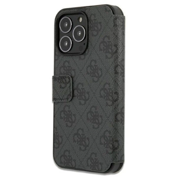 Etui Guess GUBKP13L4GMGGR до Apple iPhone 13 Pro / 13 6,1" szary/grey book 4G Big Metal Logo